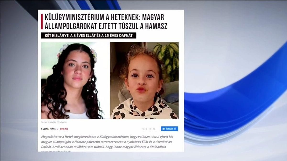 Az ifjú hősök: Két magyar kislány bátor tettének híre a túszok között
