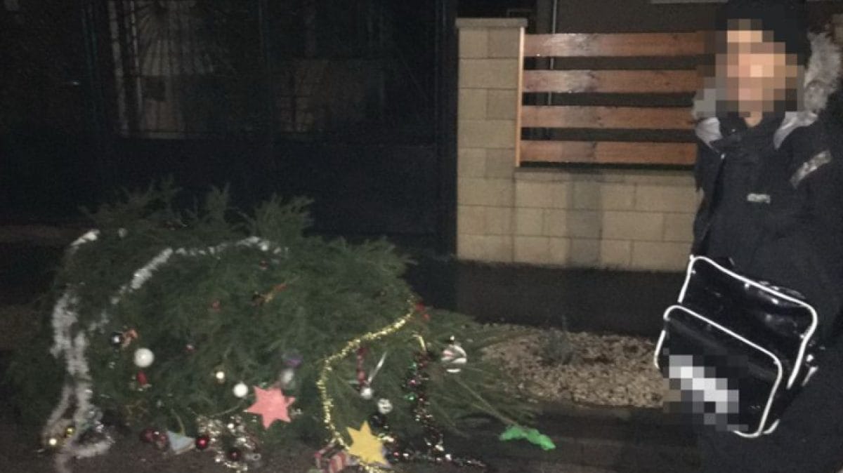 Az ellopott karácsonyfa ügy: Egy rendőr tanúja volt, ahogy a Szolnoki Grincs Pletykafalu fáját elvontatja