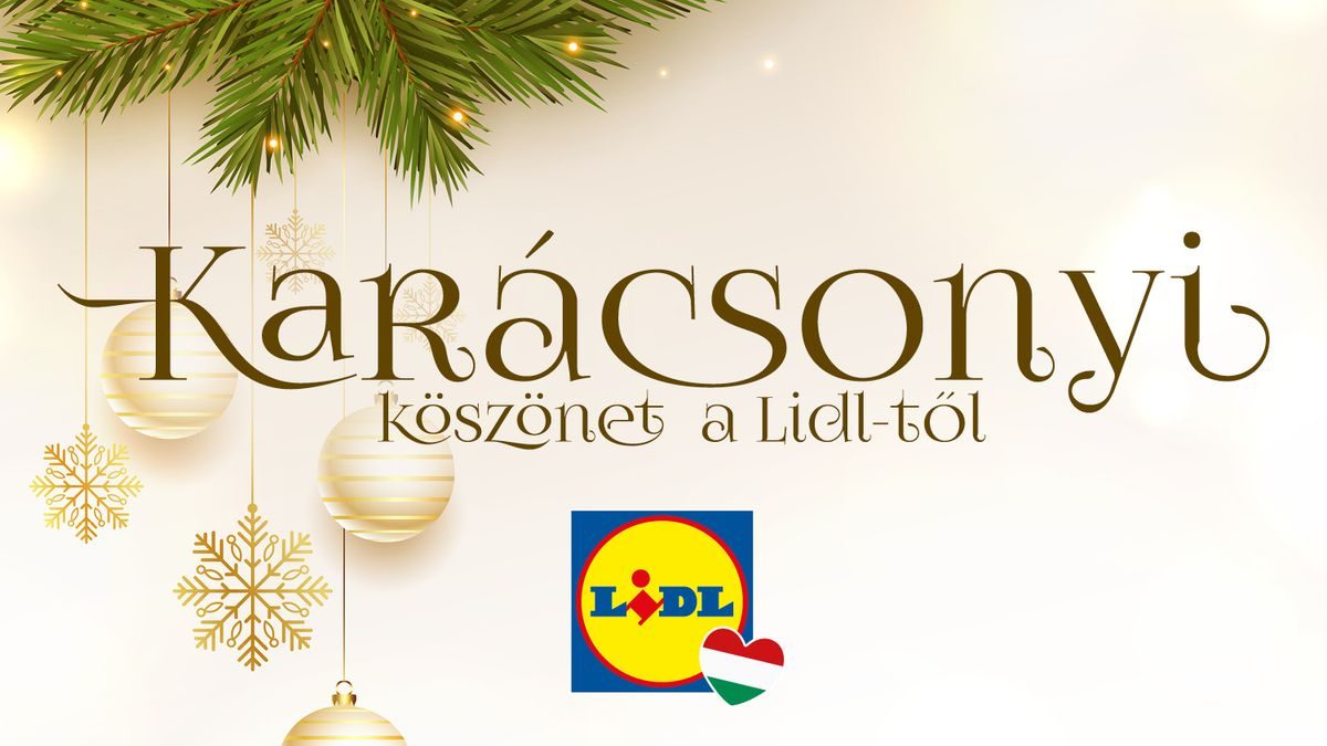 A Lidl örömteli meglepetése: Karácsonyi köszönet a Lidl-től!