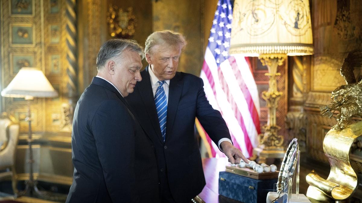 Orbán Viktor és Donald Trump historikus találkozása