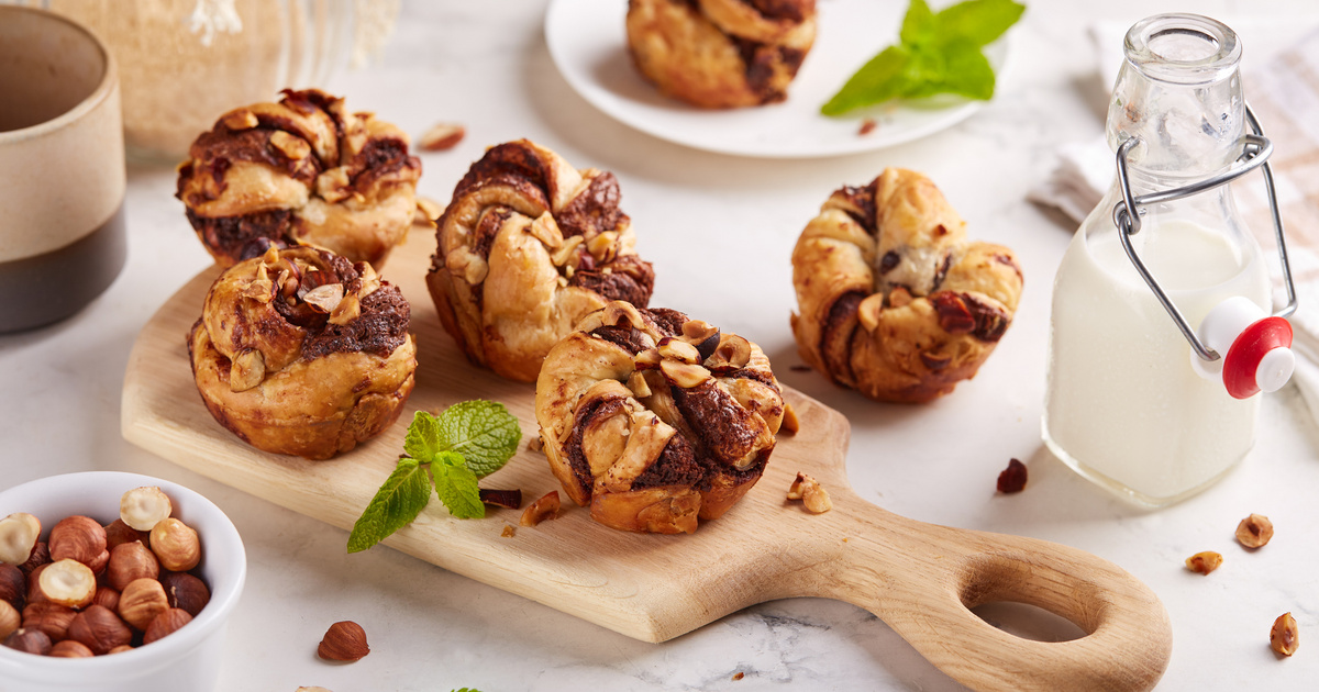 Mennyei Nutellás leveles tészta muffin: az új csábítás a sütik világában