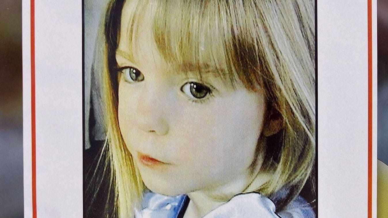 Az eltűnt kislány ügyében új remény: koronatanú a kis Maddie