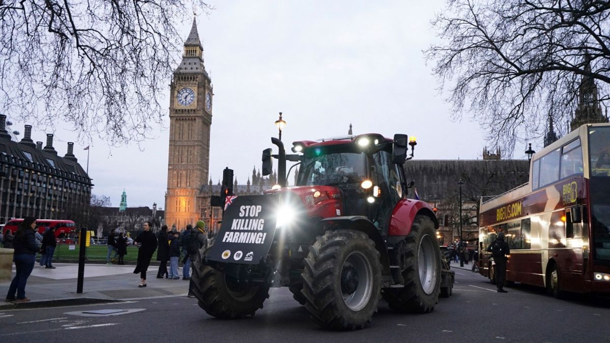 A gazdák harca elérte London utcáit is