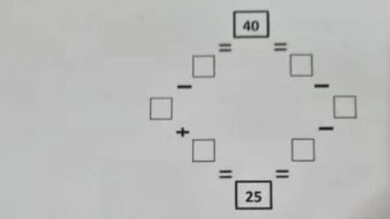 Rejtélyes harmadikos matekfeladat: kevesen ismerik a helyes megoldást