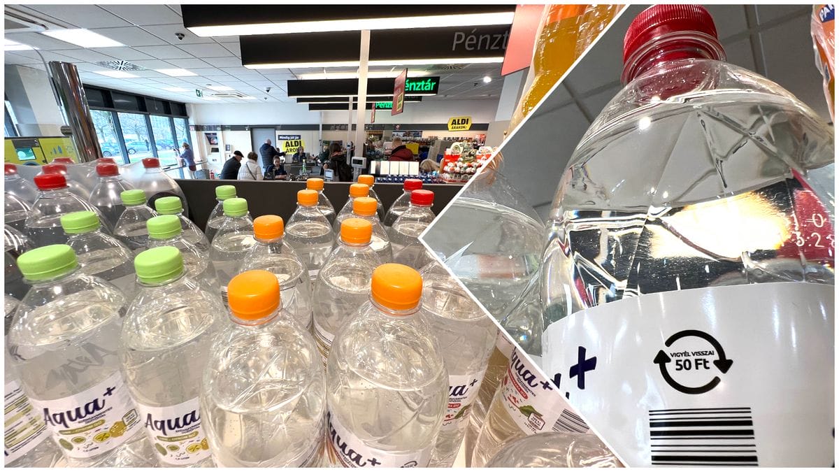 Az első visszaváltható műanyag palackok megjelentek a boltokban – új videó bemutatásával