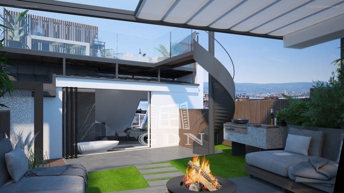Az álmaid otthona: 360 millióért duplex lakás belvárosi terasszal