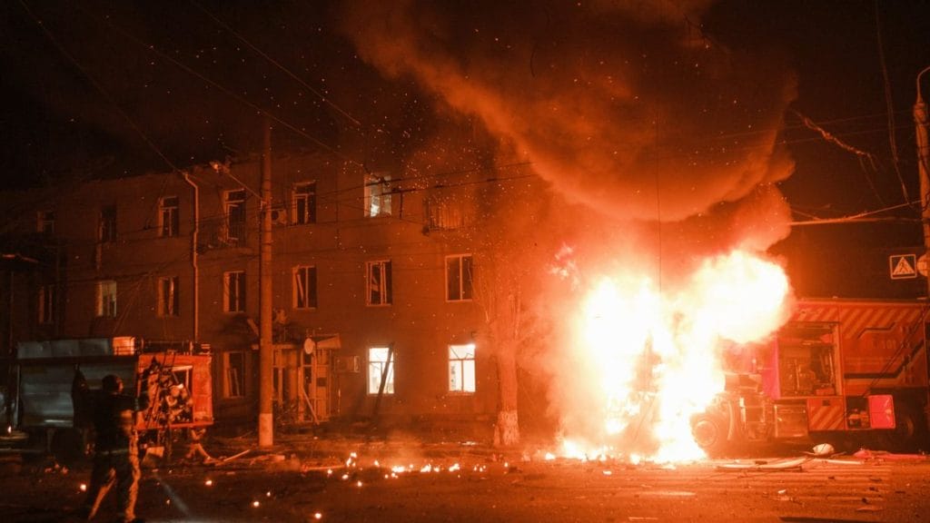 Az újabb csapások Harkiv városára
