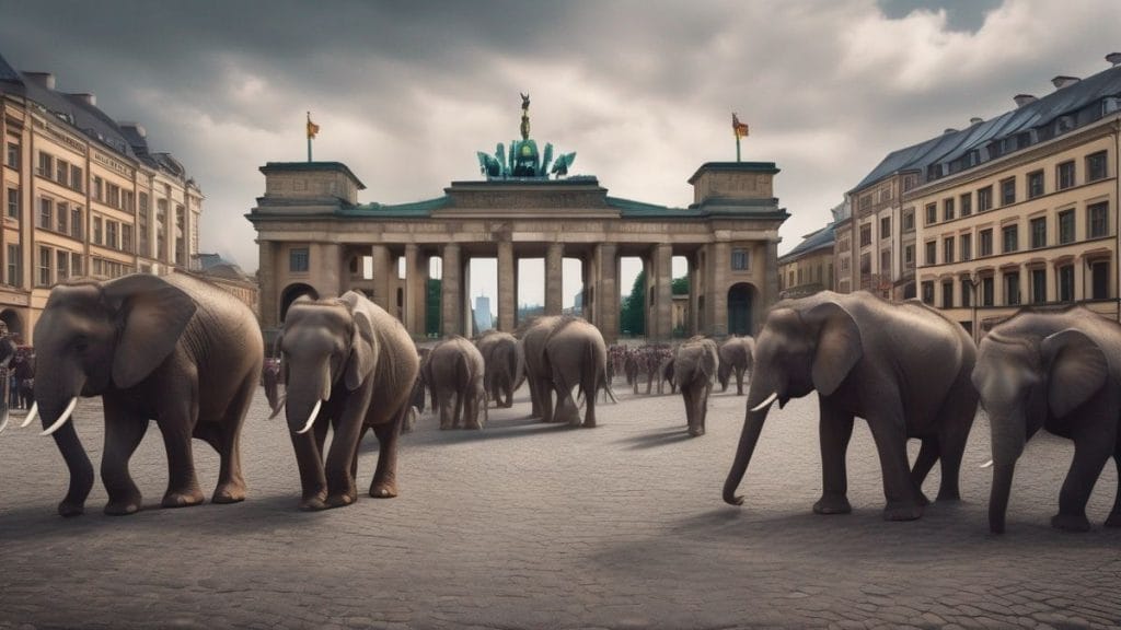 Az elefántok fenyegetése Németországot