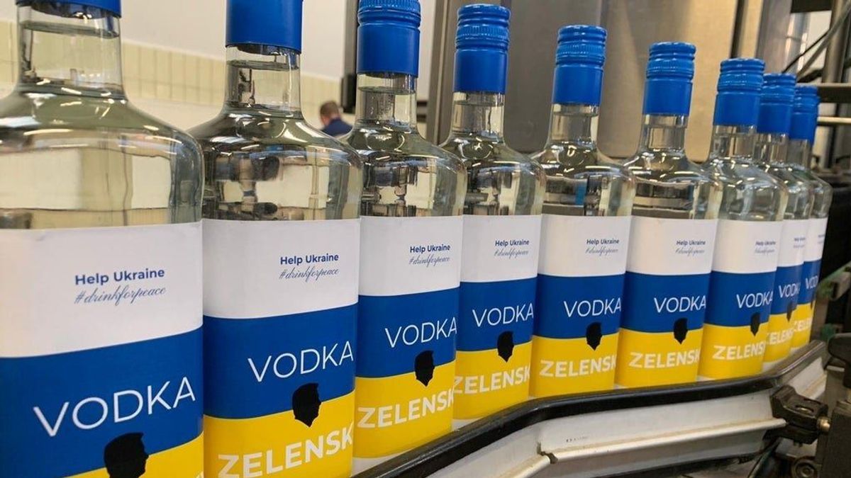 Az "Zelenszkij" vodka - Az európai piacon bukott el.