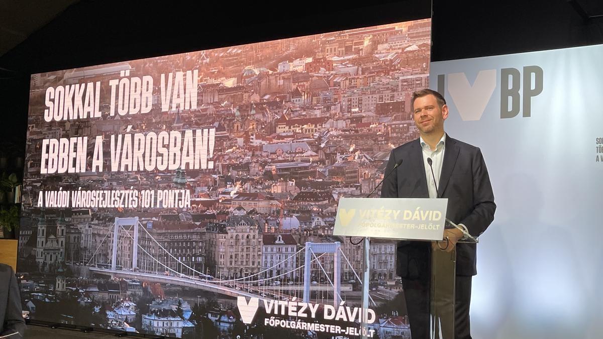 Pazarló ígéretek özönét hozta Vitézy Dávid Budapestre