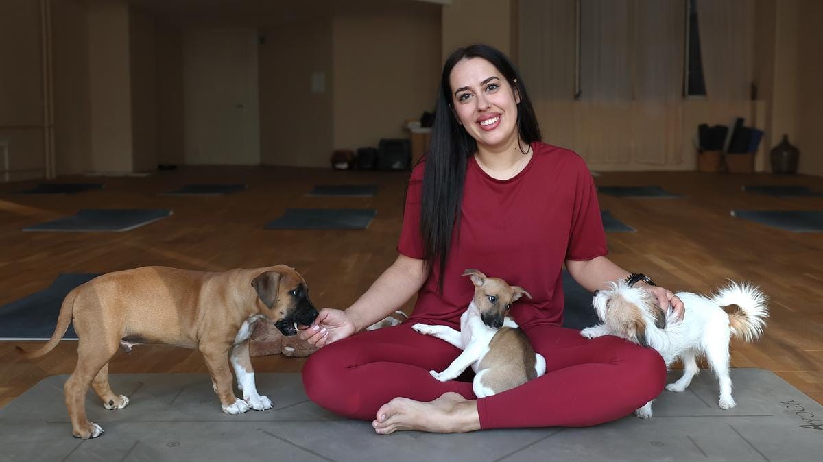 A cuki csoda: Vivien elhozza a puppy jóga forradalmát Magyarországra!