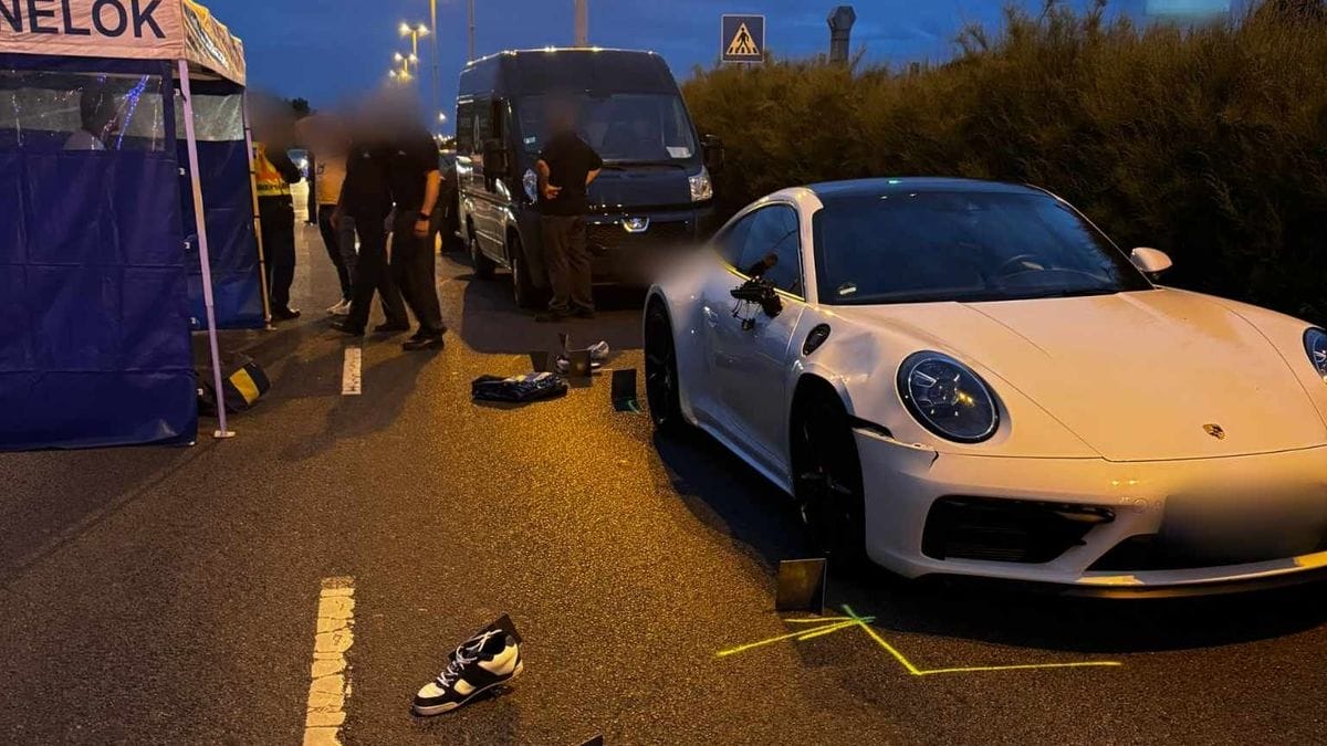 Drámai esemény a Gyáli úton: Porsche gázolás áldozata lett egy férfi – döbbenetes helyszíni fotók!