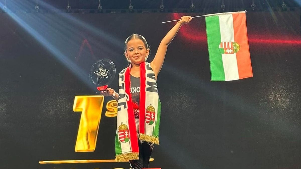 8 éves magyar táncos újabb világbajnoki címet szerzett