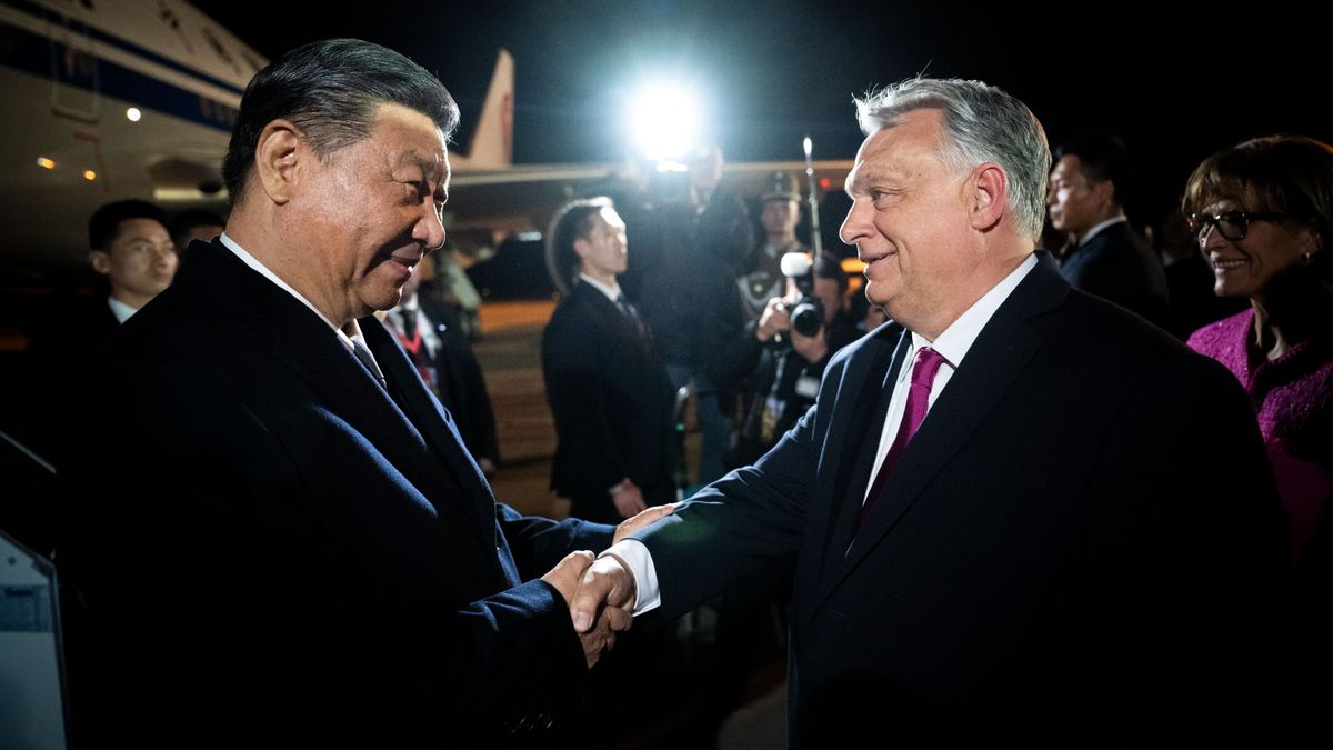 Orbán Viktor és a kínai államfő találkozása Budapesten