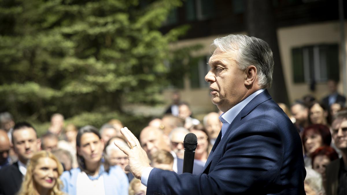 A választások előtti utolsó hajrában Orbán Viktor Nyíregyházán keresi a támogatókat