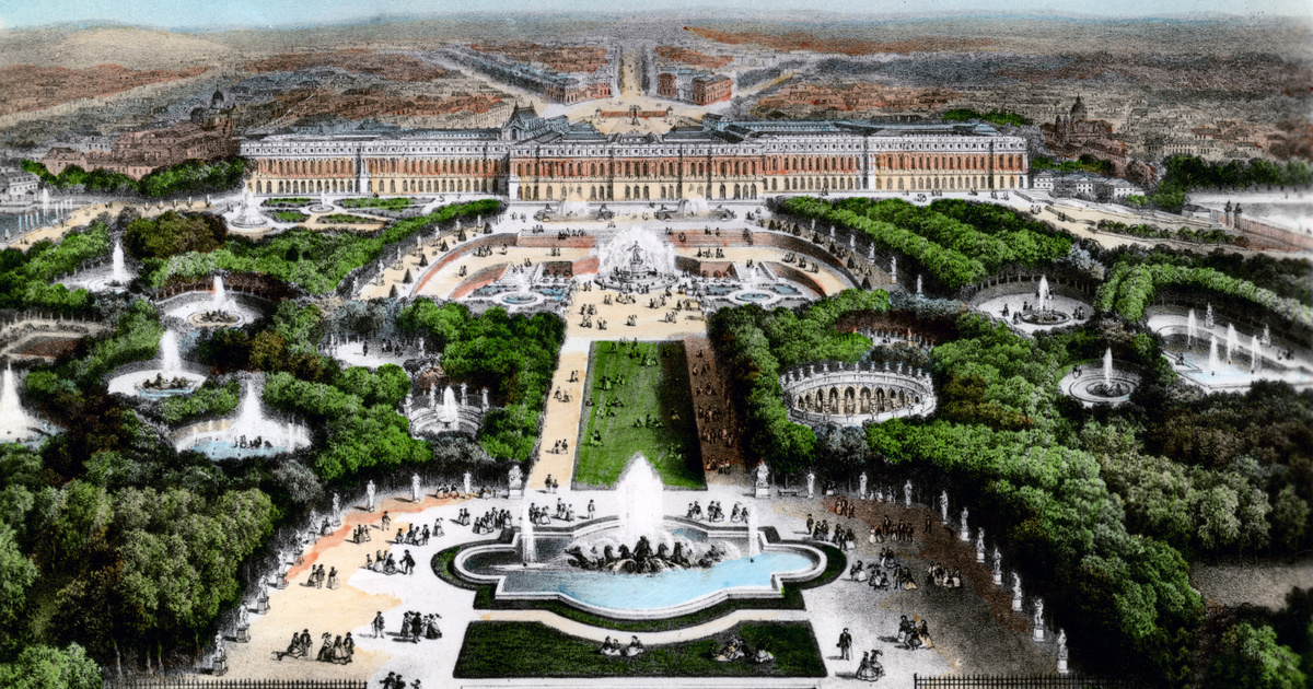 A király hatalmának megnyilvánulása: A 2300 szobás versailles-i kastélyban költöztetett nemesség