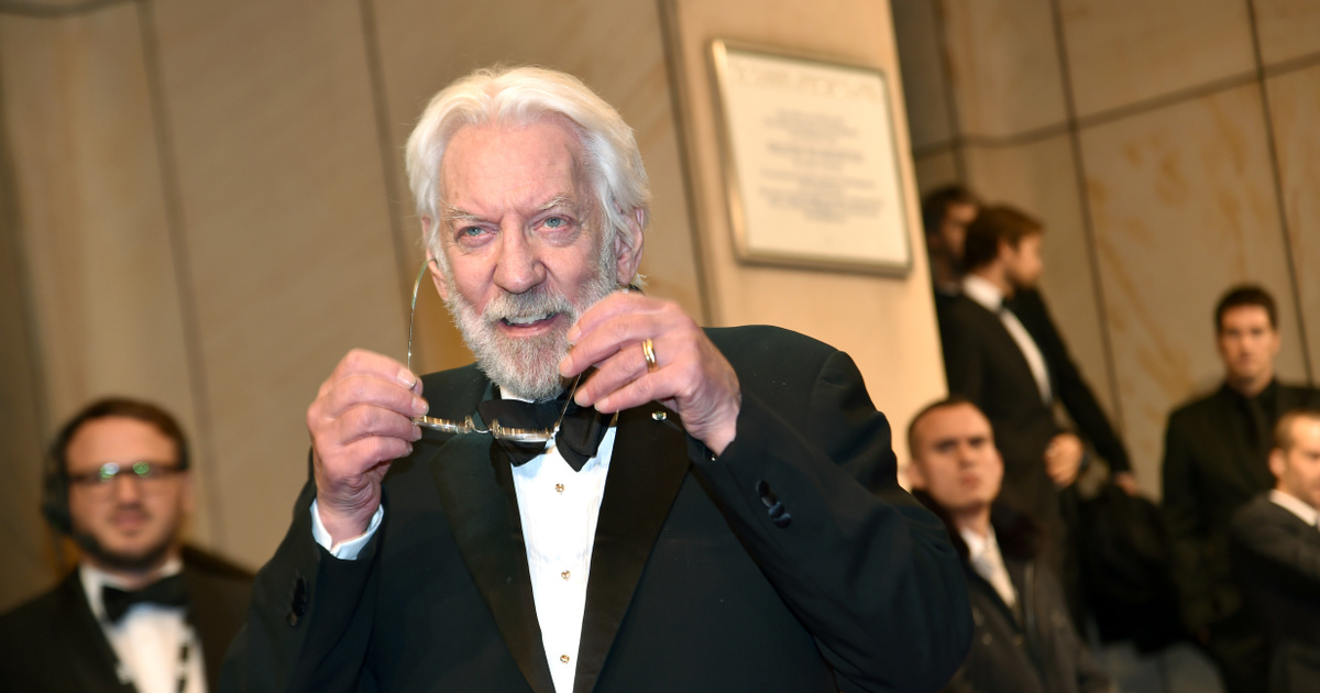 Szomorú hír: Elhunyt Donald Sutherland