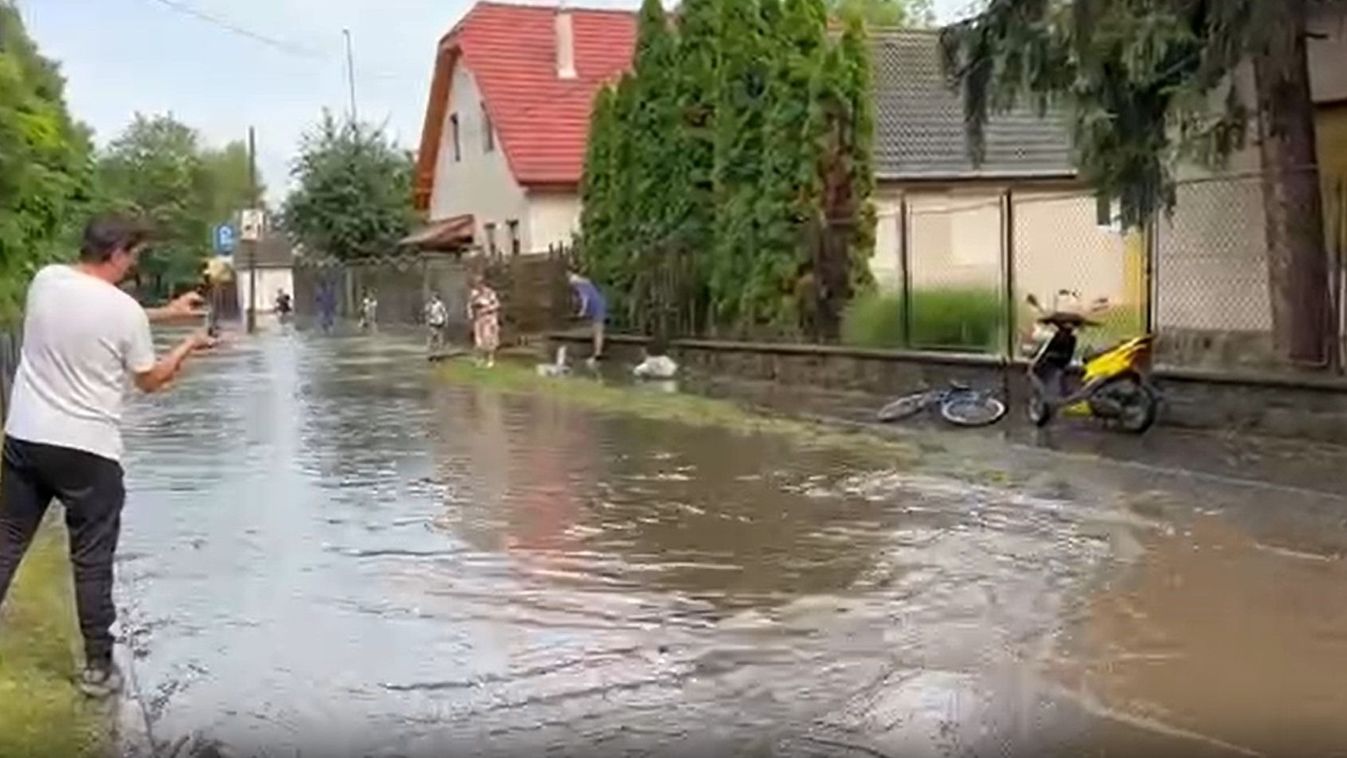 Pusztító vihar Magyarországon: árvíz pusztítása fotókon és videókon