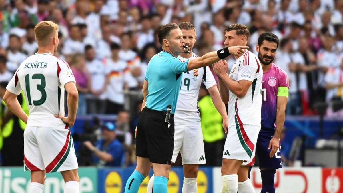A gyakori bírói hibák Ronaldo dühét váltották ki a magyar-német meccsen