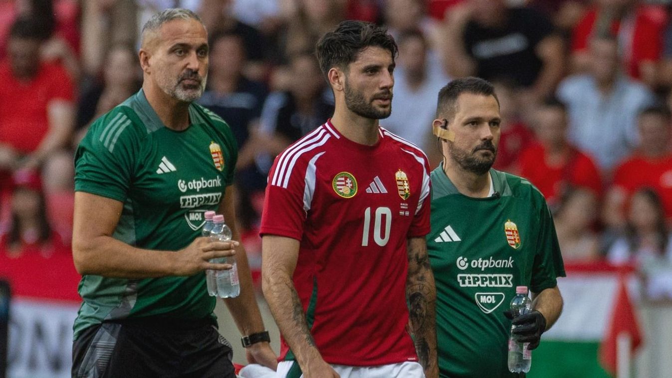 Szoboszlai sérült lábával búcsúzott a magyar fociválogatottól - Fotóriport