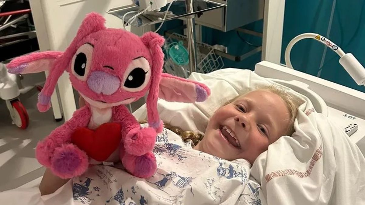 Az 8 éves kislány rémálma: Mandarinnyi daganat találtak a fejében