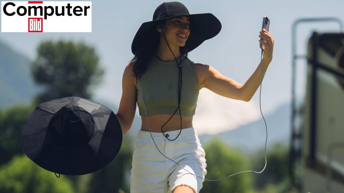 Revolutionary Solar-Powered Hat: Charge Your Phone On the Go!