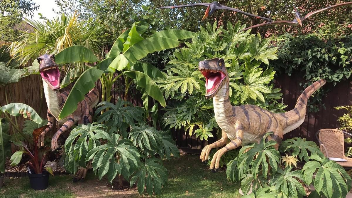 Az ősi világ kertjében: Egy férfi 12 milliót költött a saját Jurassic Parkjára