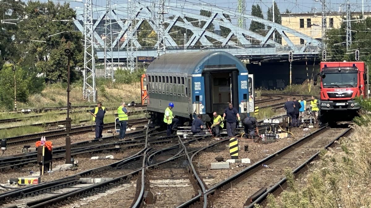 A MÁV eljárása a Keleti állomáson kisiklott vonat ügyében: független vizsgálatot kezdeményeztek a vezérek