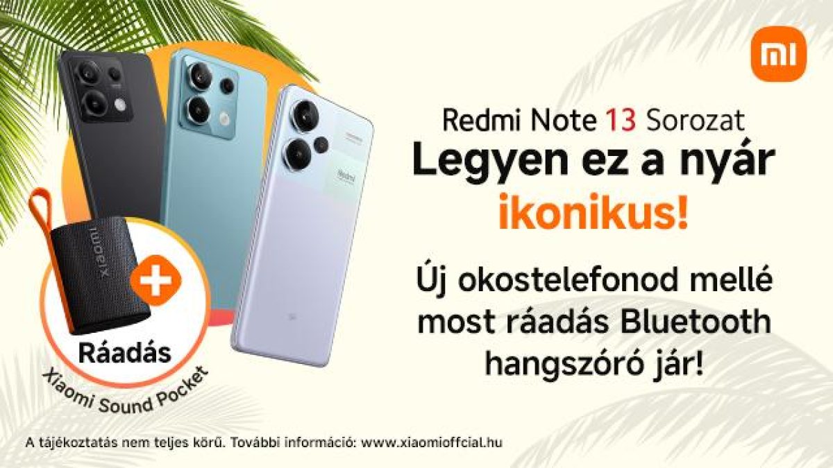 Legyen ez a nyár felejthetetlen a Redmi Note 13 sorozattal!