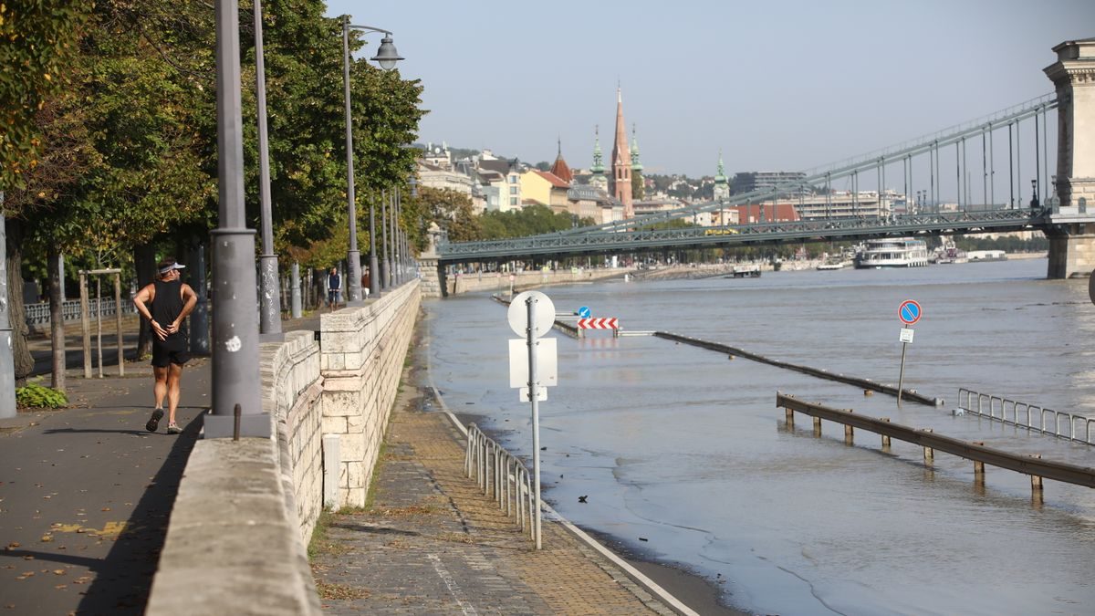 Duna emelkedése Budapesten: friss képek a helyzetről