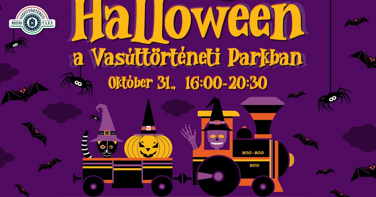 Rémisztő Halloween buli a Vasúttörténeti Parkban: Családi szórakozás október végén! (x)