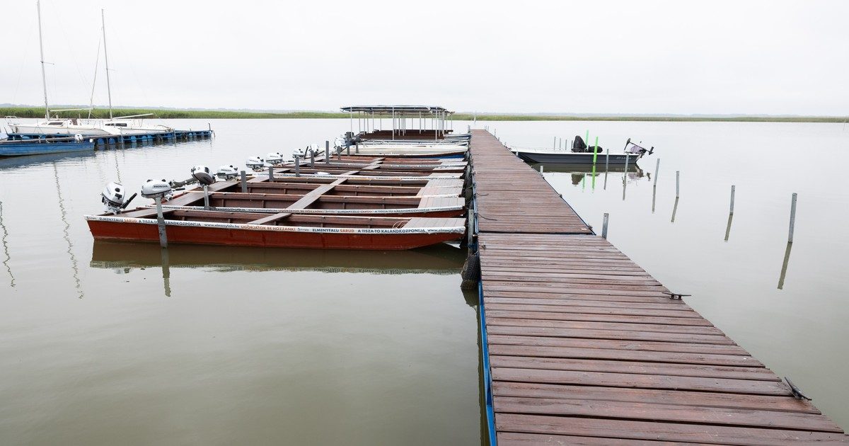 A Tisza-tó vízszintje csökken