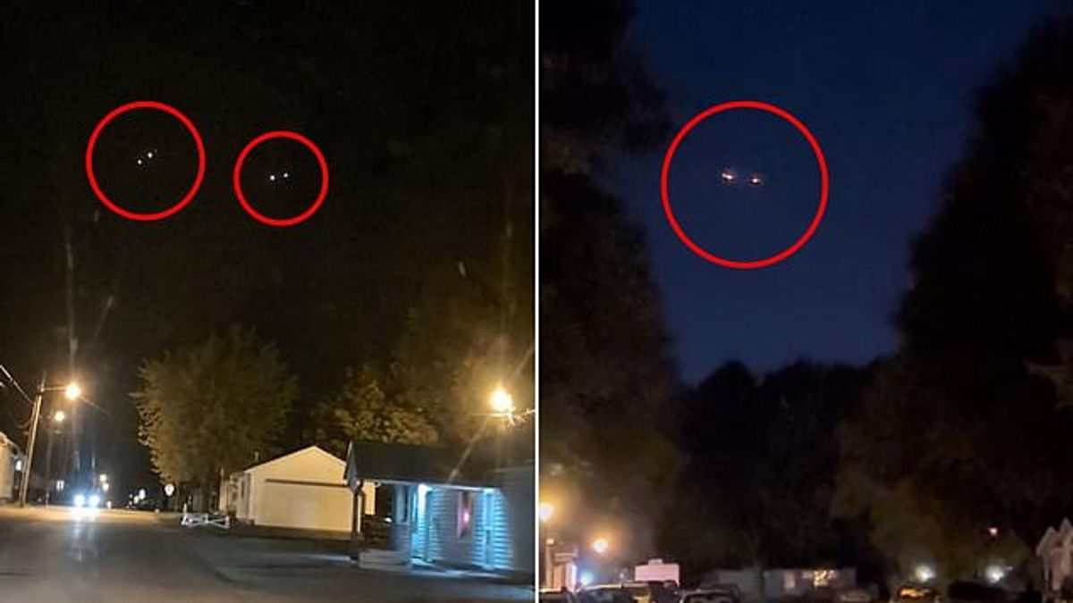 Számos sárgán villogó UFO jelent meg az égen, az emberek pánikba estek: egyikük úgy fogalmazott, hogy „Tényleg nem szívesen fekszik le aludni” – Fotó