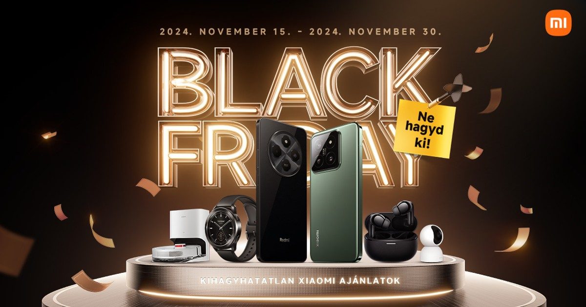 Megannyi Xiaomi termék vár a Black Friday akcióban