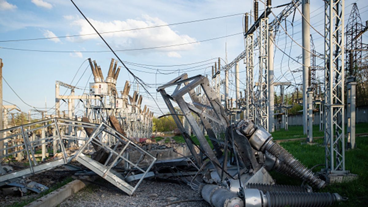 Krízisben az energiaellátás: Teljes áramszünet Ukrajnában