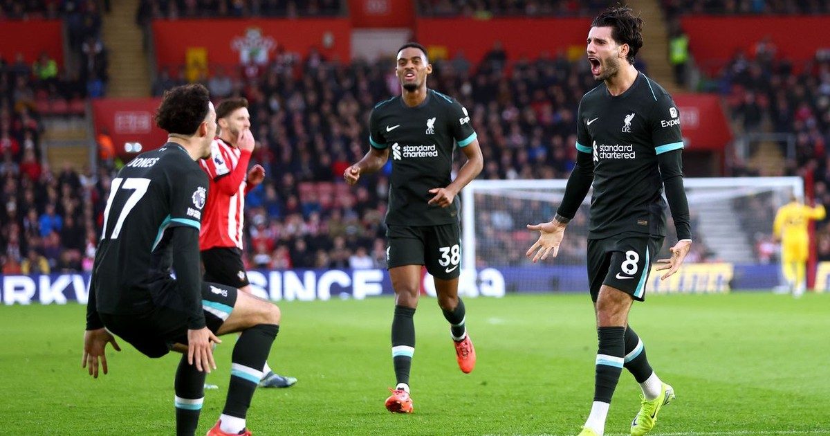 Szoboszlai Dominik ballal lőtt szenzációs gólt, a Liverpool fordított a Southampton ellen – videó