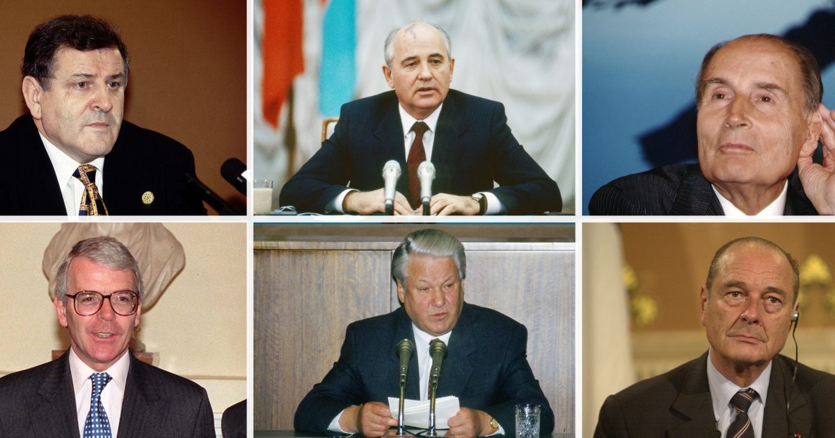 Az újkori politikai ikonok: Gorbacsov, Kádár, Helmut Kohl