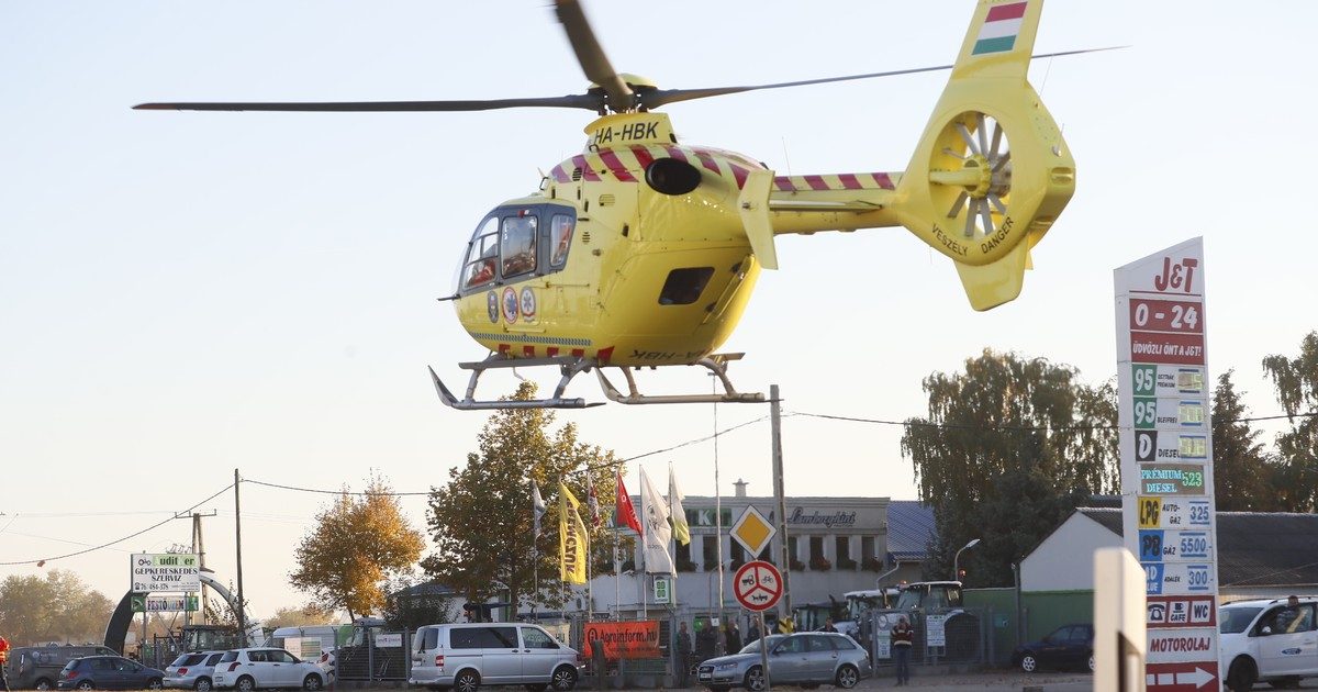 Mentőhelikopter riasztva: Gumicukor balesetet szenvedett kisgyerek Komárom-Esztergomban